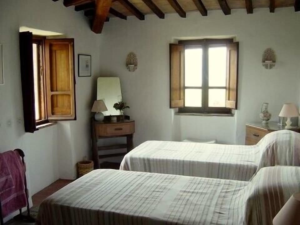 One of the upstairs bedrooms