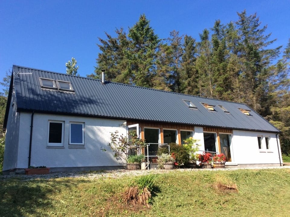 Front view of the house