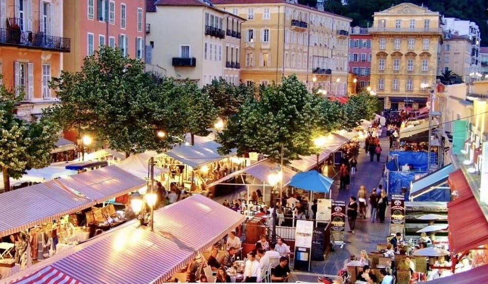Daily fruit & vegetable market on the Cours Saleya - Antiques on Monday’s.