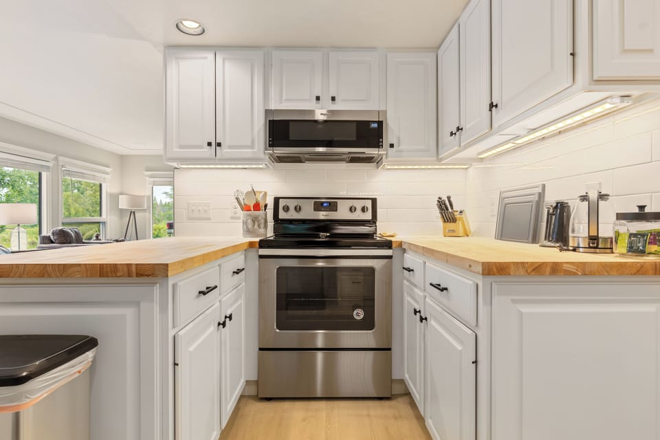Newly renovated kitchen