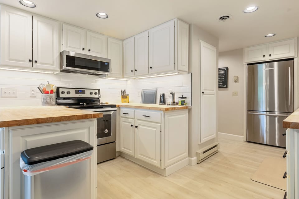 Newly renovated kitchen