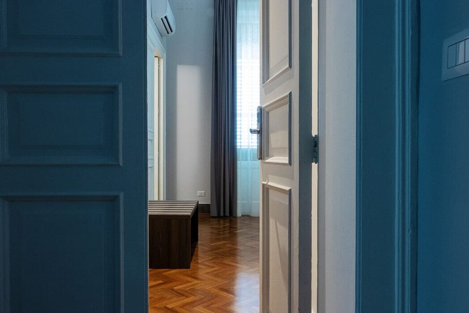 Deluxe Double Room, Multiple Beds, Non Smoking | Premium bedding, minibar, in-room safe, desk