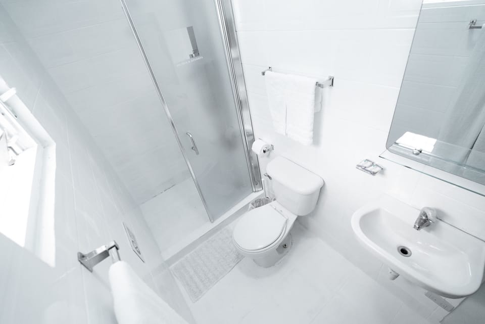 Basic Double Room | Bathroom | Shower, free toiletries, towels