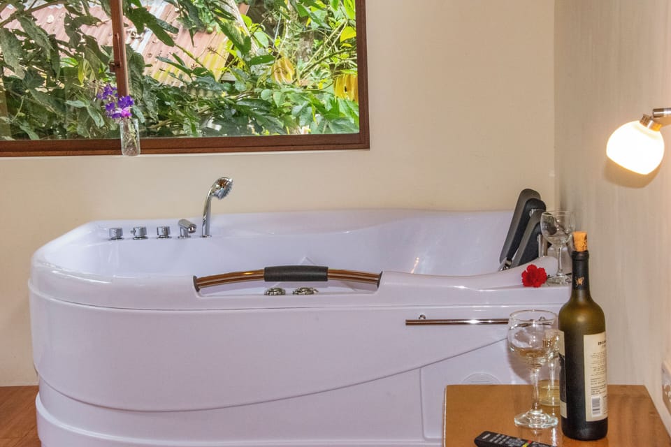 Luxury Studio Suite | Bathroom | Free toiletries, hair dryer (on request), towels, shampoo