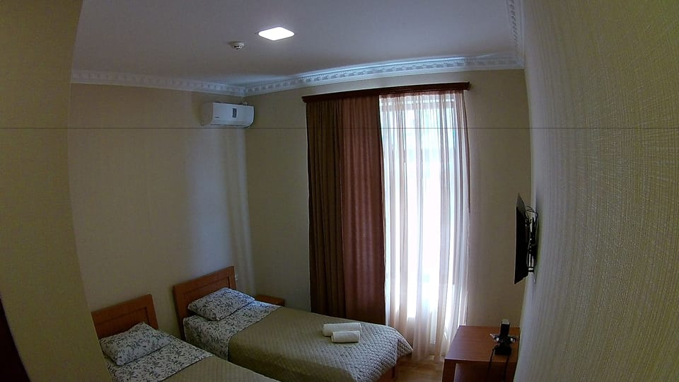 Desk, WiFi (free), bed sheets