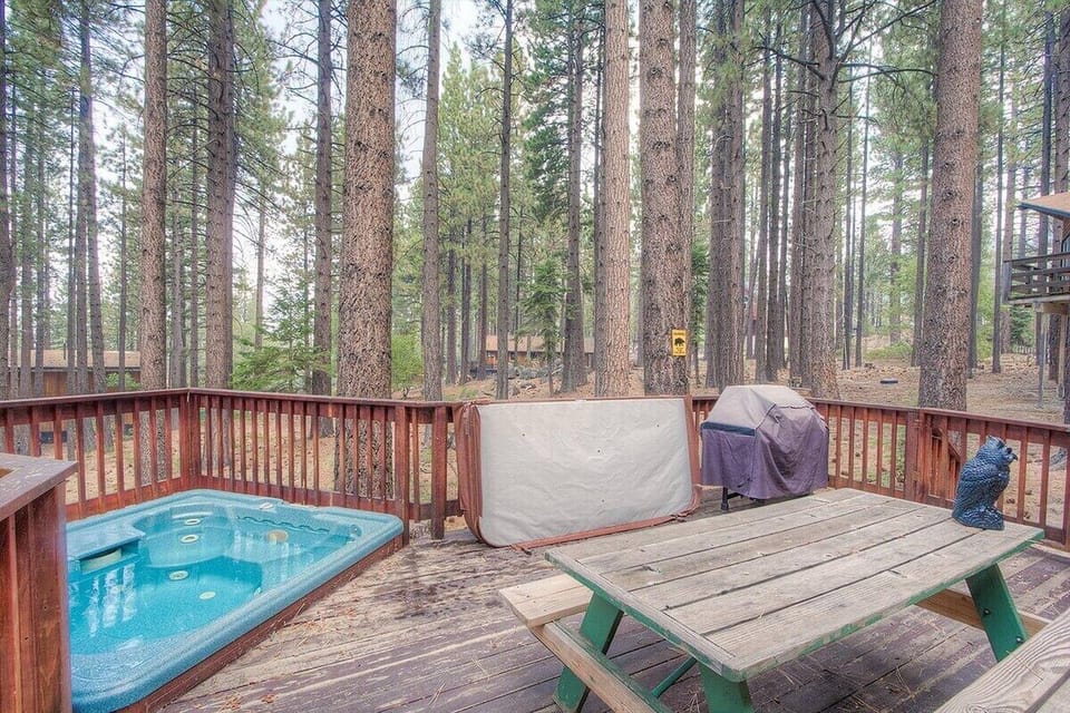 Backyard Deck- Hot Tub/ Patio