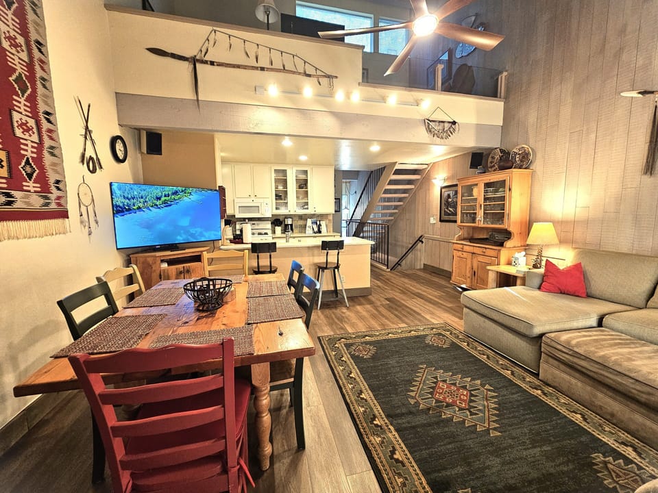 2nd Level - Living Room and Dining