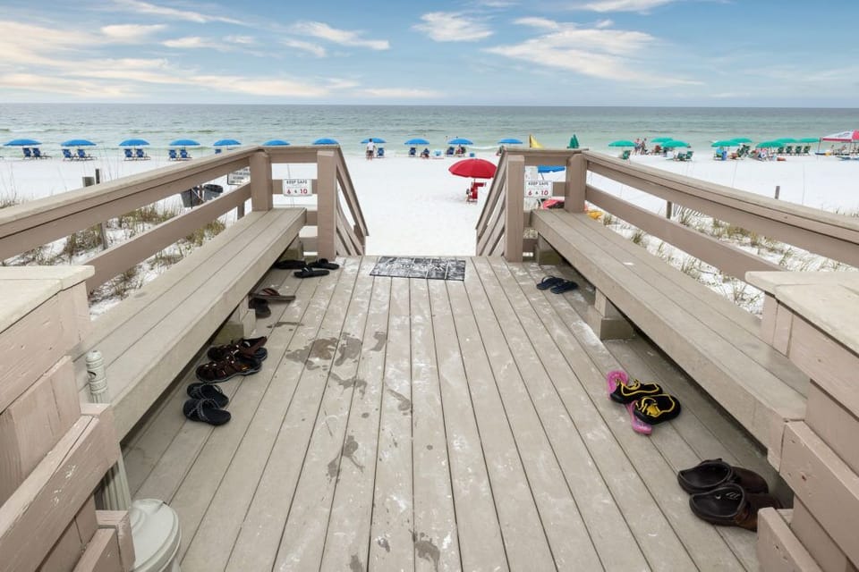 Private beach access