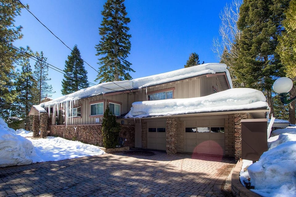 Exterior of the house in Winter