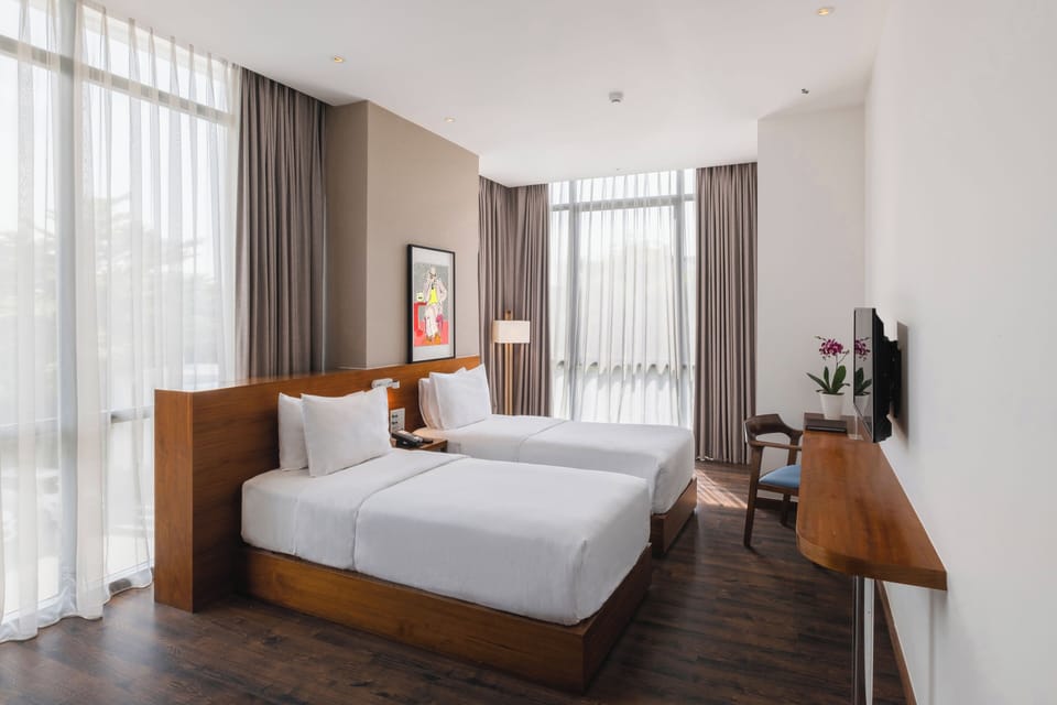 Superior Room, 2 Twin Beds | View from room
