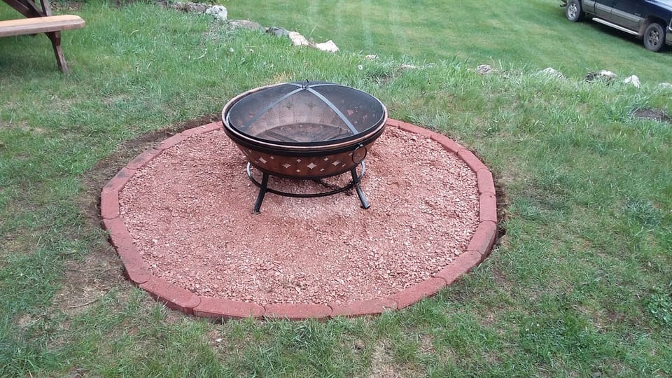You are welcome to use the fire pit at long as the fire danger is not High.