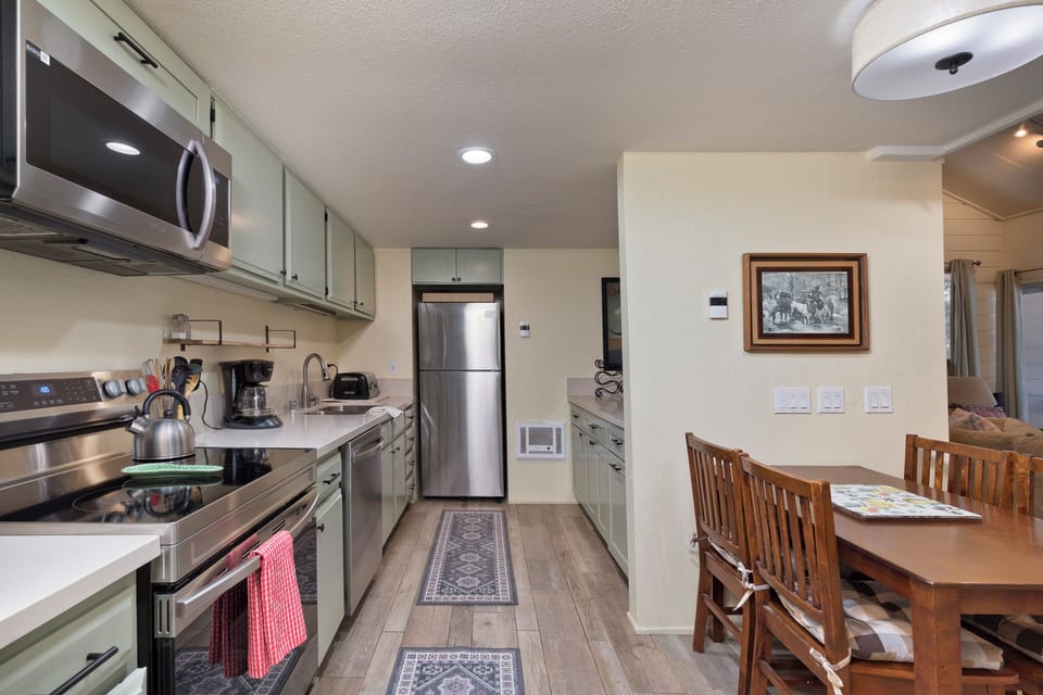 Recently remodeled kitchen with newer appliances