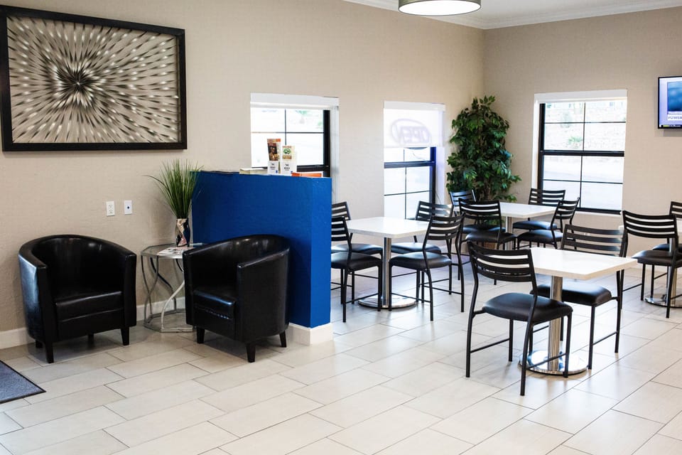 Lobby sitting area