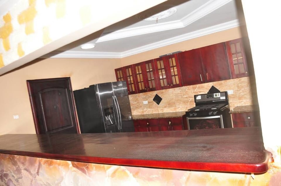 Premier House | Private kitchen | Fridge, microwave, oven, stovetop