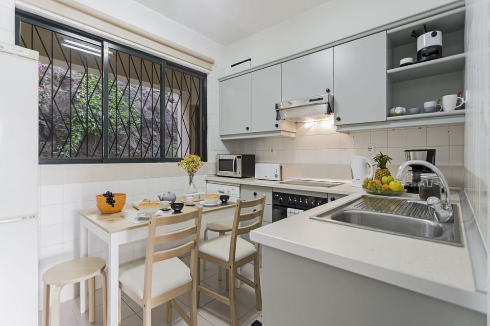 kitchen and dining area