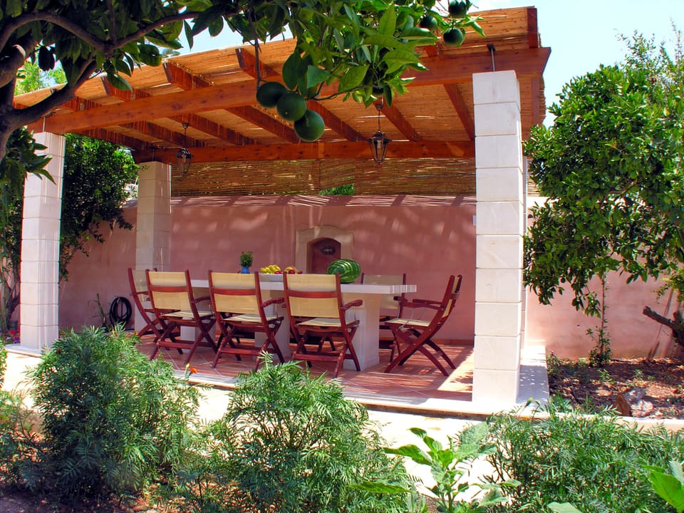 BBQ Pergola for relaxation 