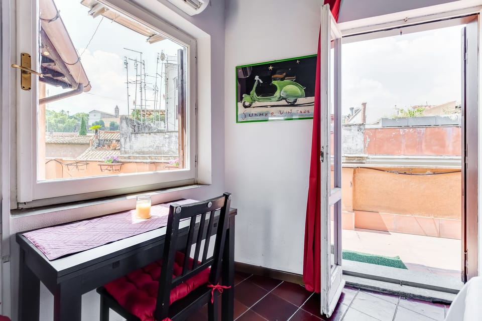 Apartment, 1 Queen Bed, Terrace, City View | 1 bedroom, desk, iron/ironing board, free WiFi