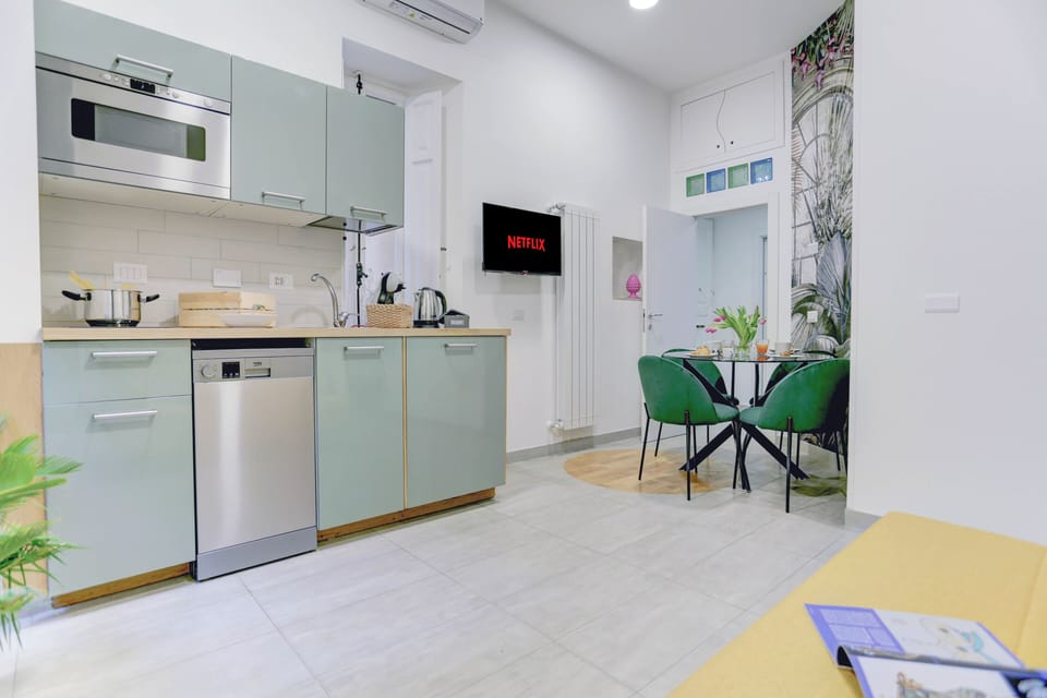 Apartment, 2 Bedrooms, Garden View | Living area | Flat-screen TV