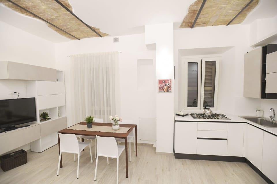 Apartment, 1 Bedroom | Private kitchen | Fridge, oven, stovetop, dishwasher