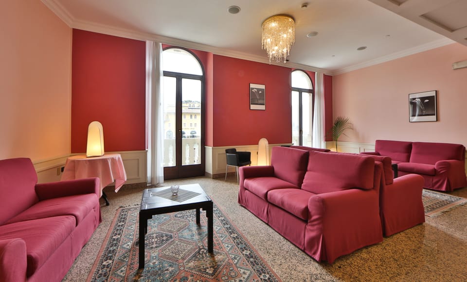 Lobby sitting area
