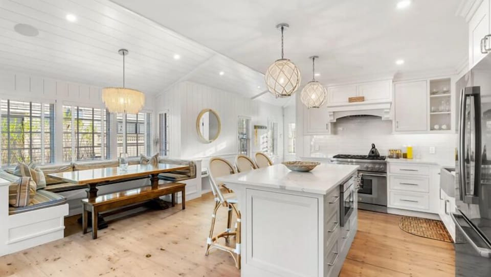 State of the art kitchen and dining 