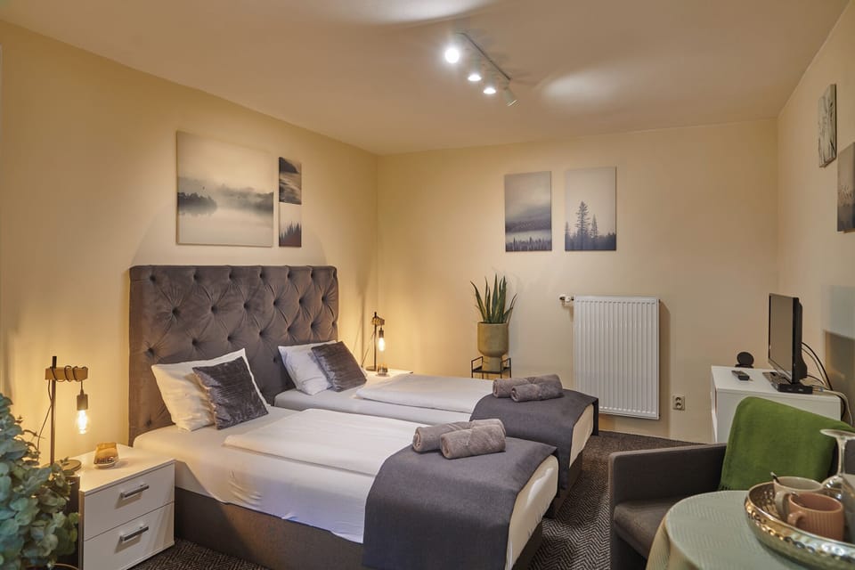 Standard Double or Twin Room, Ground Floor | Individually furnished, blackout drapes, iron/ironing board, free WiFi