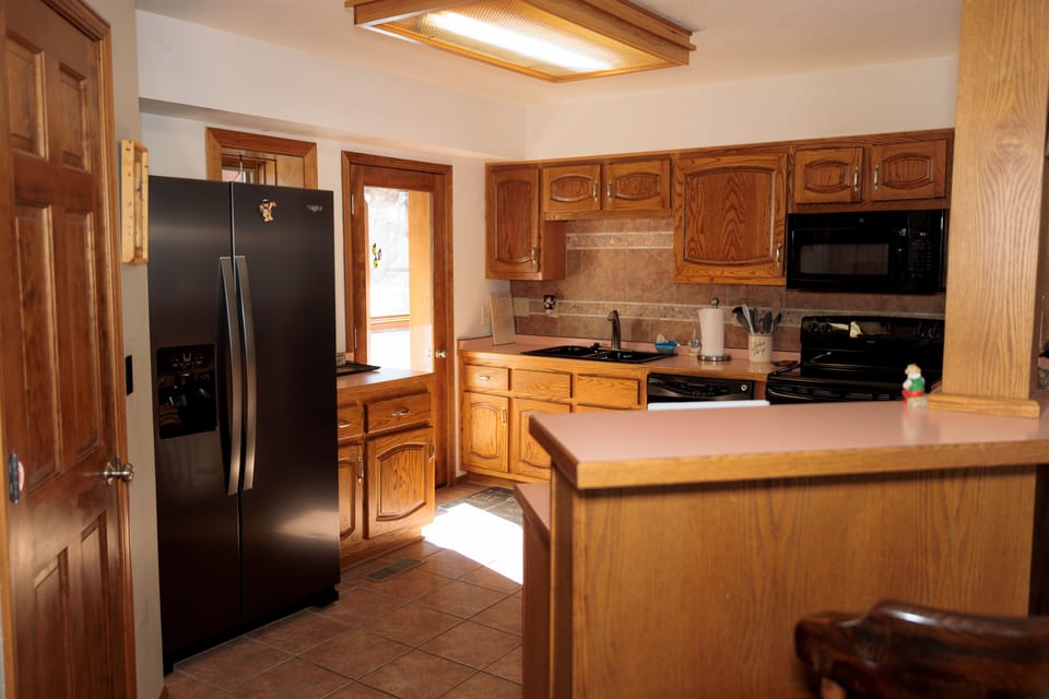 Large Open Kitchen with all the essentials and more! 