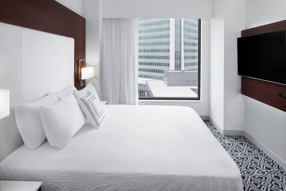 In-room safe, desk, laptop workspace, iron/ironing board