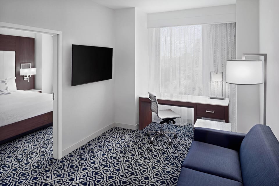 55-inch LCD TV with cable channels, TV