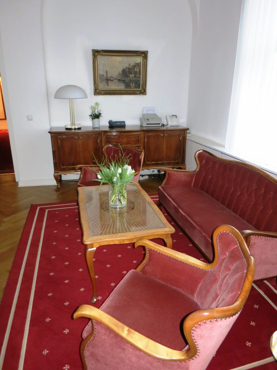 Lobby sitting area