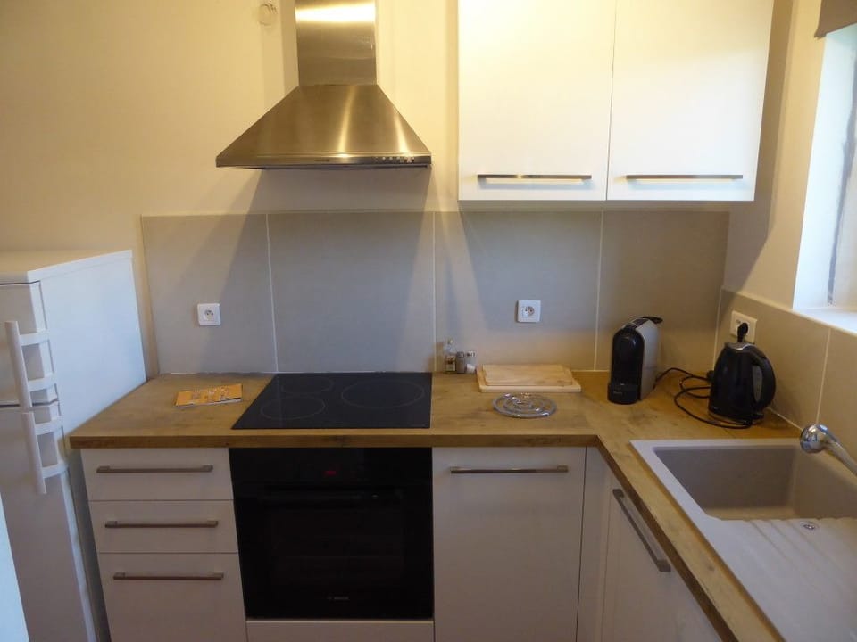 Apartment (Rabassier) | Private kitchen | Fridge, microwave, oven, coffee/tea maker
