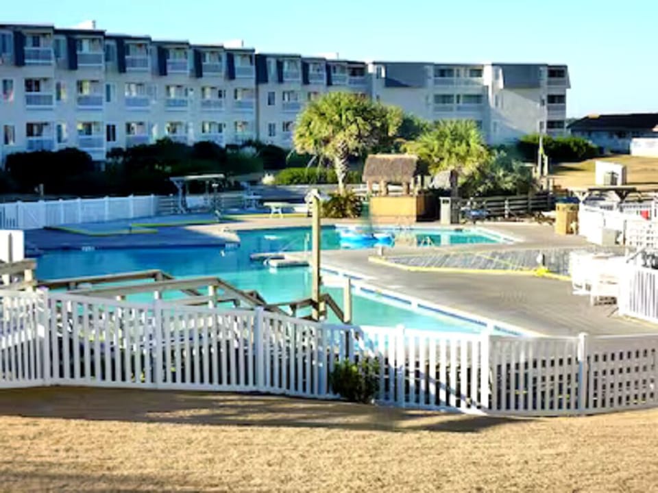 Outdoor pool area