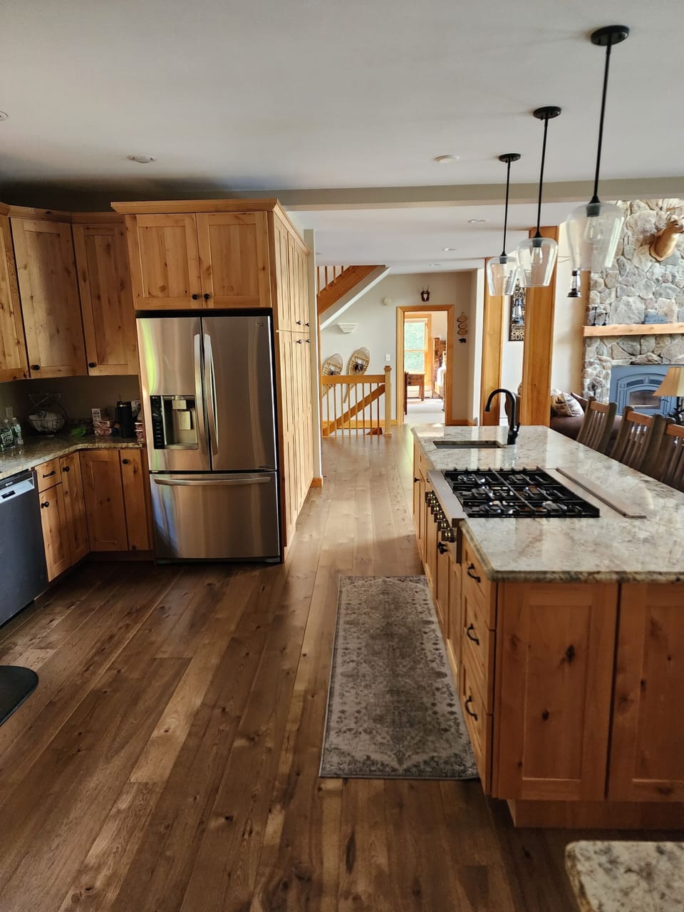 Kitchen View from Mud Room Door