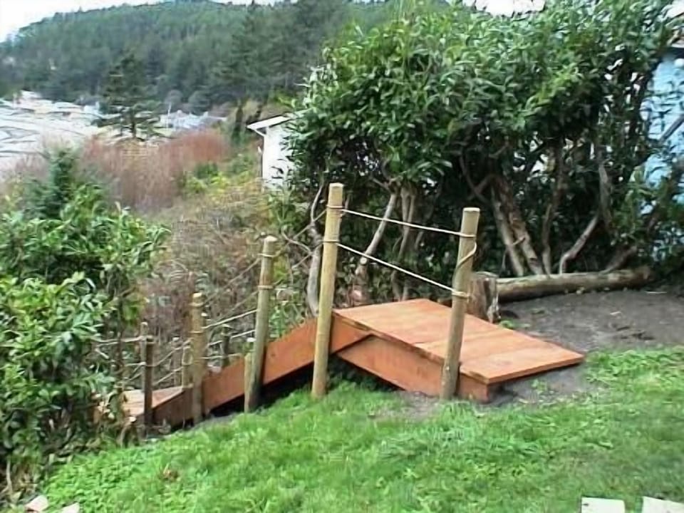 Stairs & a path take you directly onto our beach.