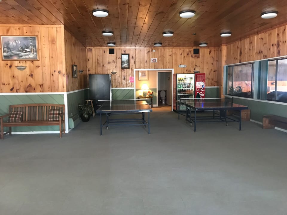 Ping Pong tables in the clubhouse
