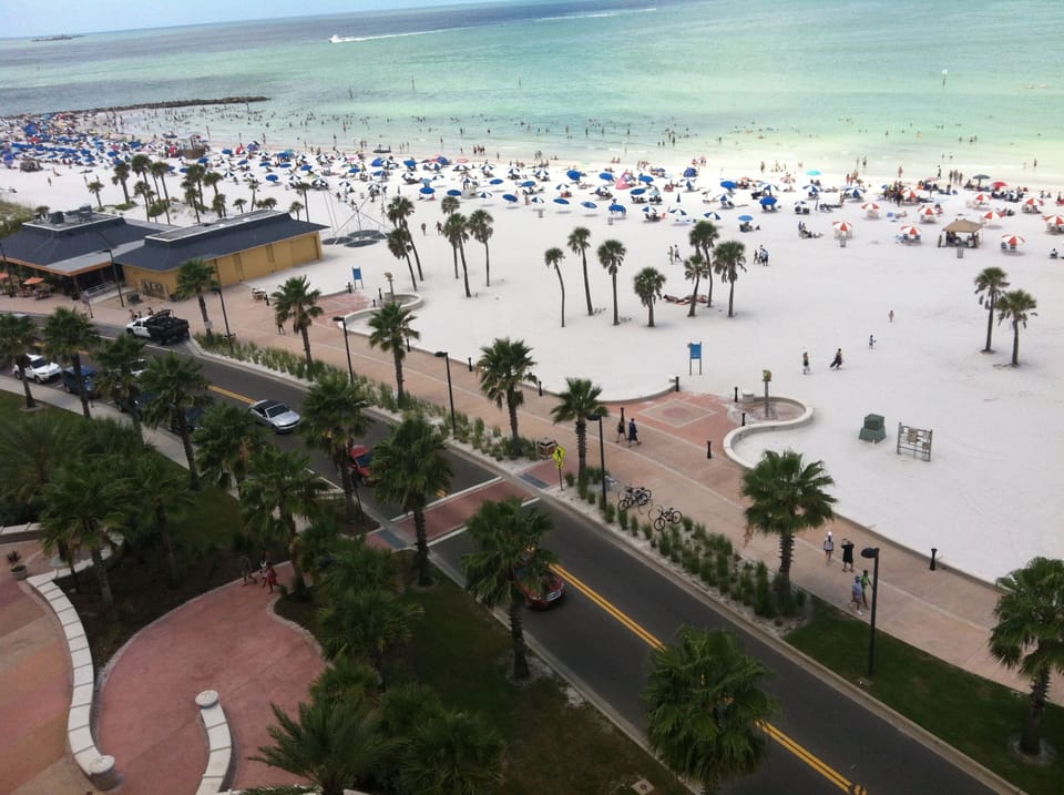 3 Minutes Walk To this Beach (Photo taken from the Hyatt Hotel and not the condo