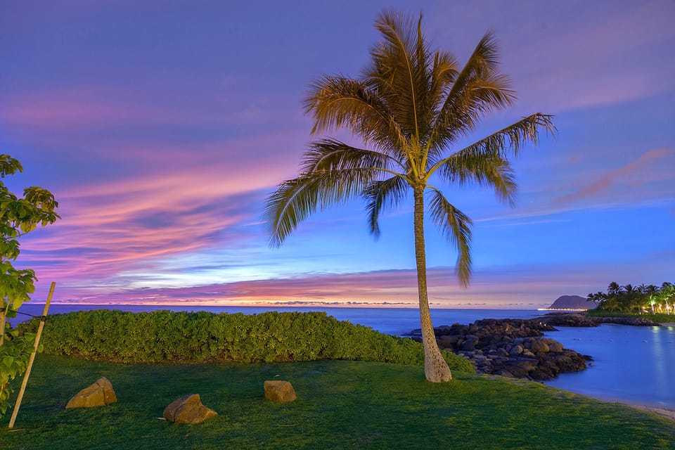 Beautiful Sunset on Our Ko Olina Lagoon