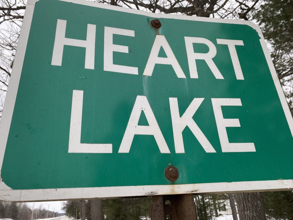 From the south, turn right after you see this, at the next driveway