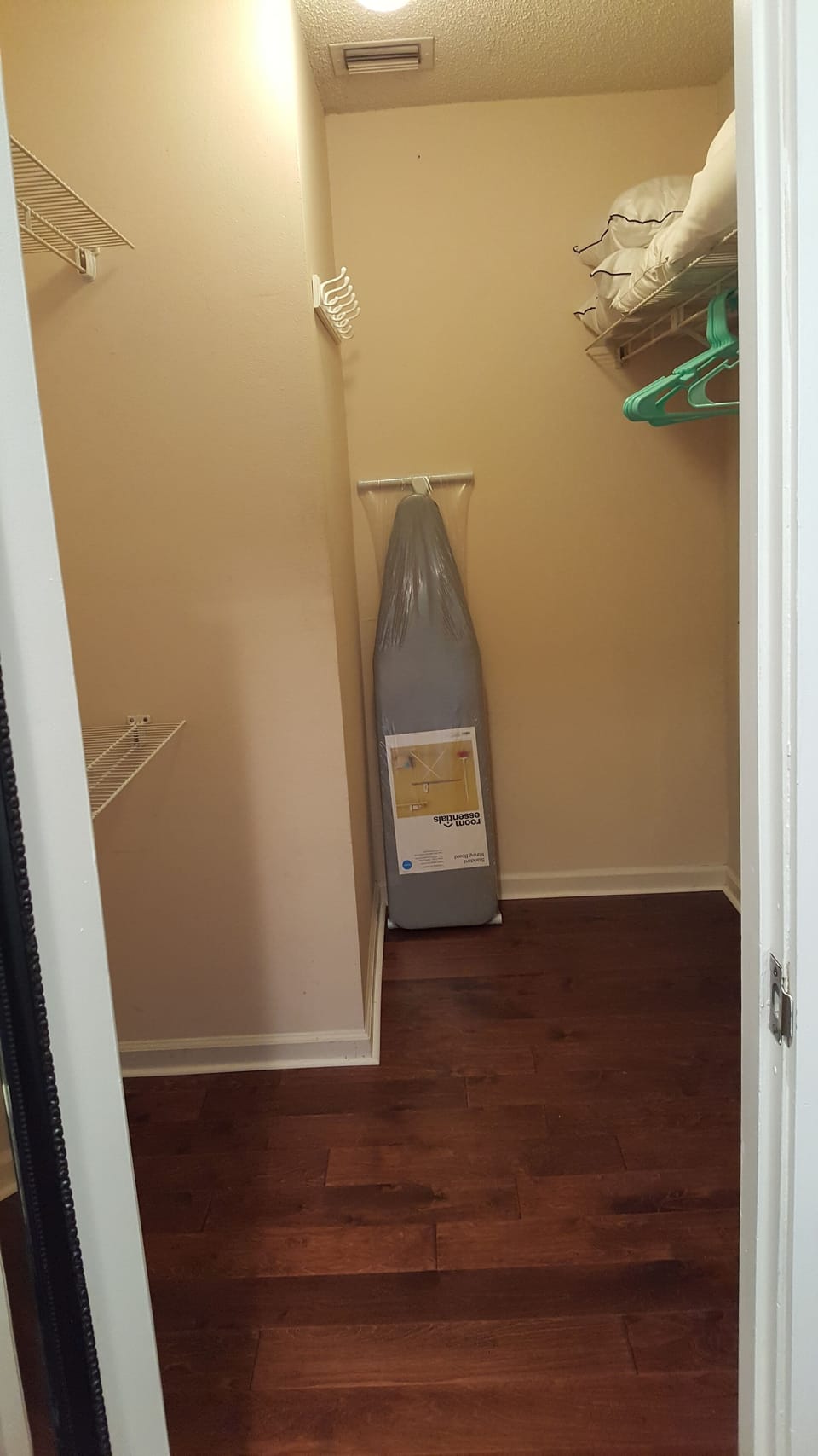 Huge master closet
