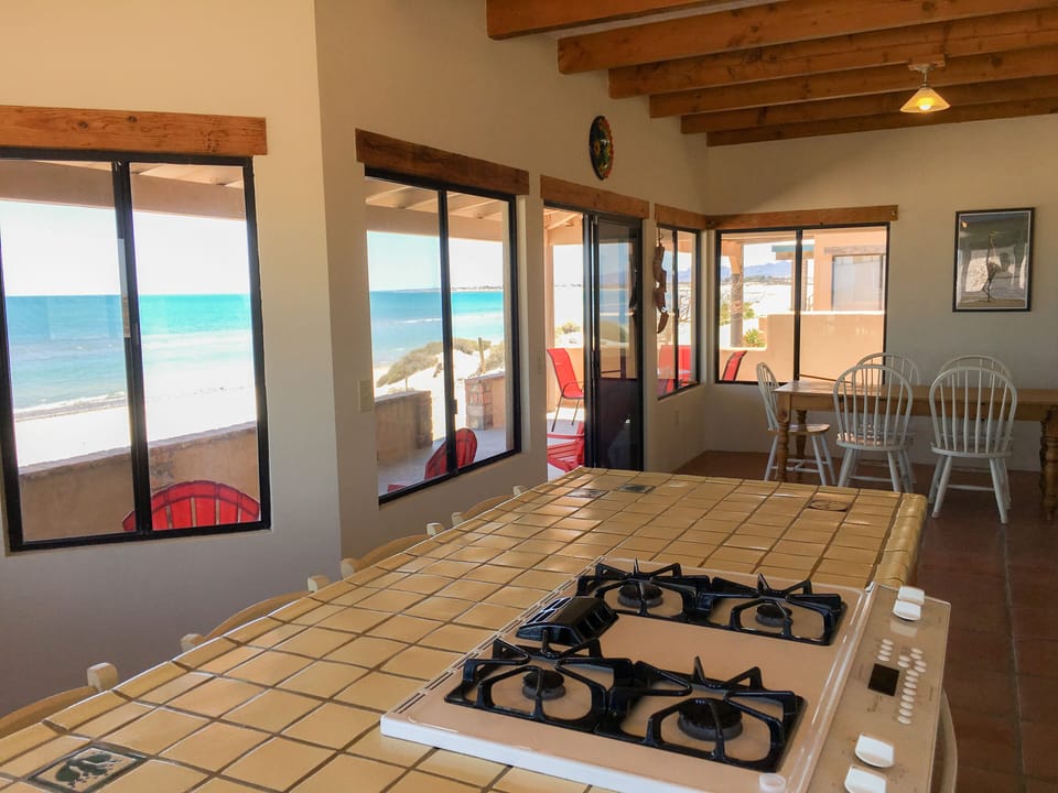 Plenty or room to hang out. All while being beach front! 
