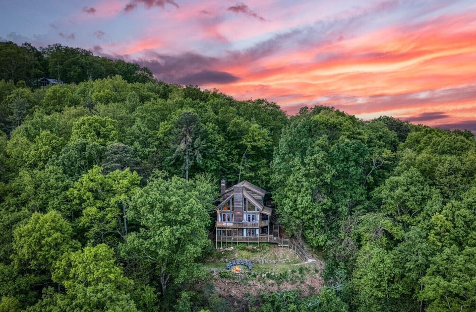 Arial View of Bald Eagle Lodge