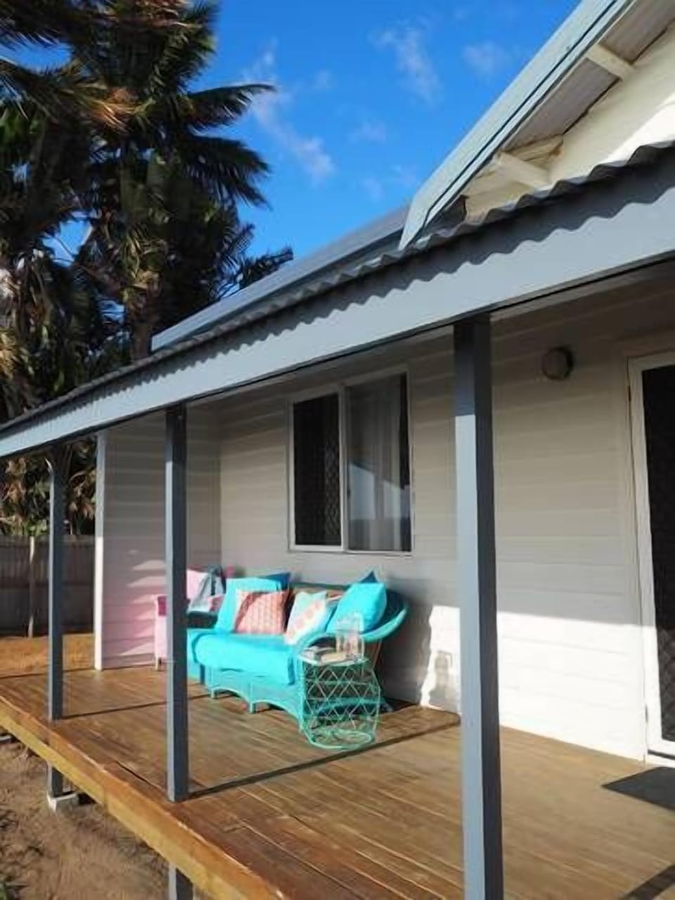 Deck facing the ocean