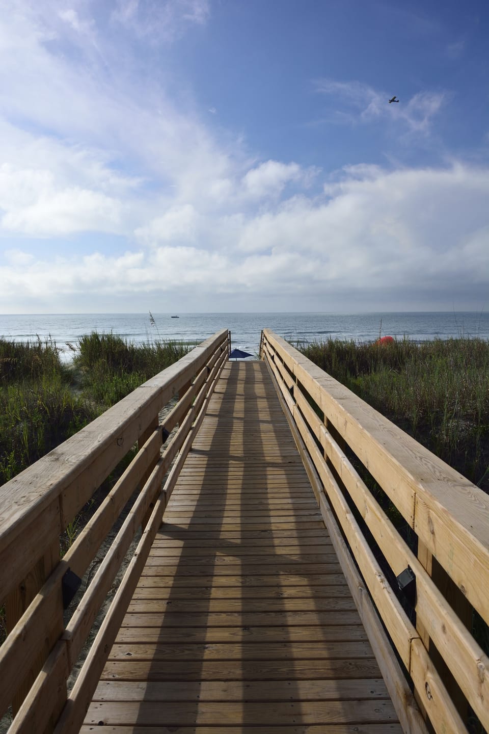 Walkway from the pool area to the beach