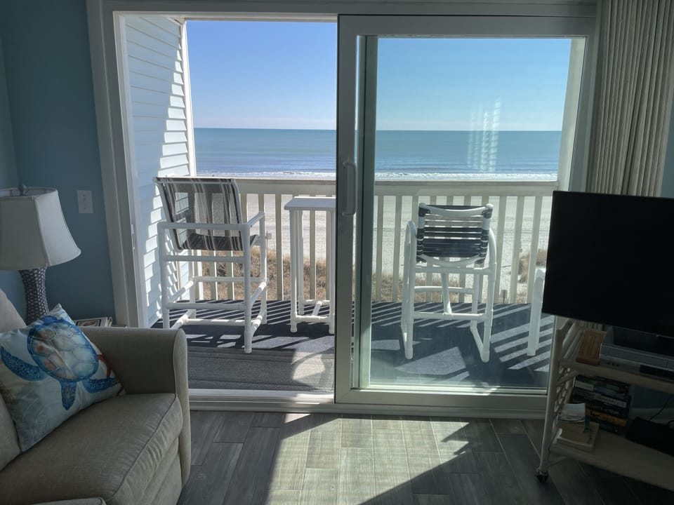 Can't beat the view from the living room or balcony