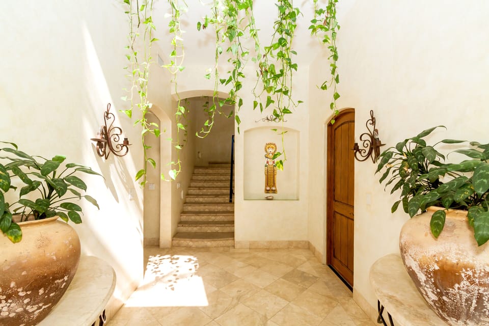Main entryway to the house.