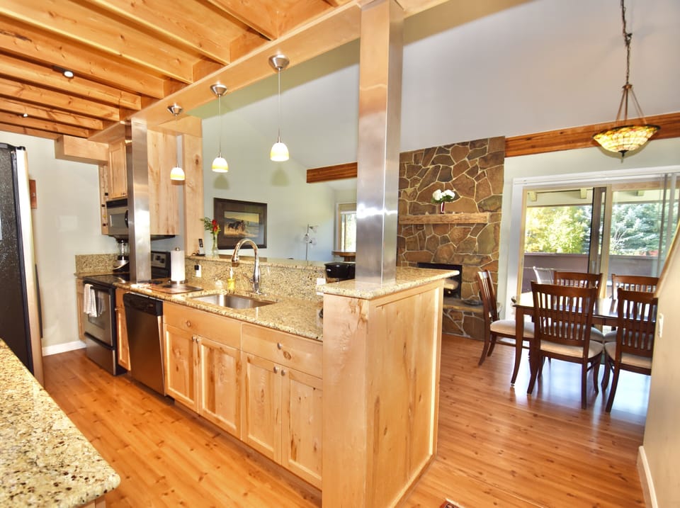 Fully equipped kitchen with everything you'd expect to have at home