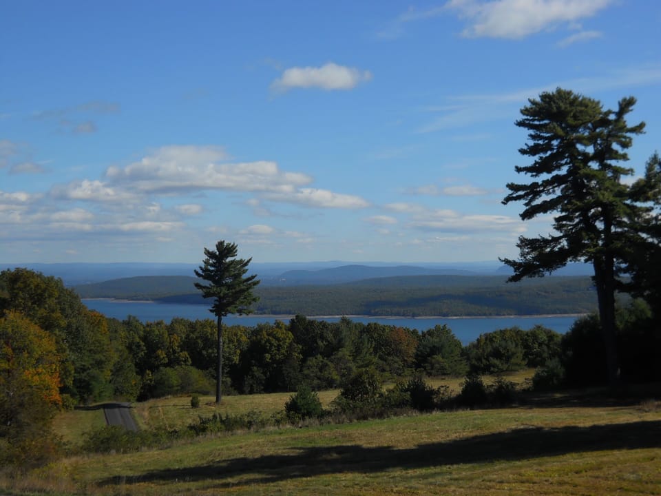 Ashokan Reservoir as seen from house.