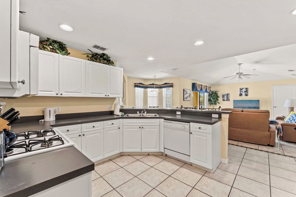 All the essential appliances and tools are provided for your convenience