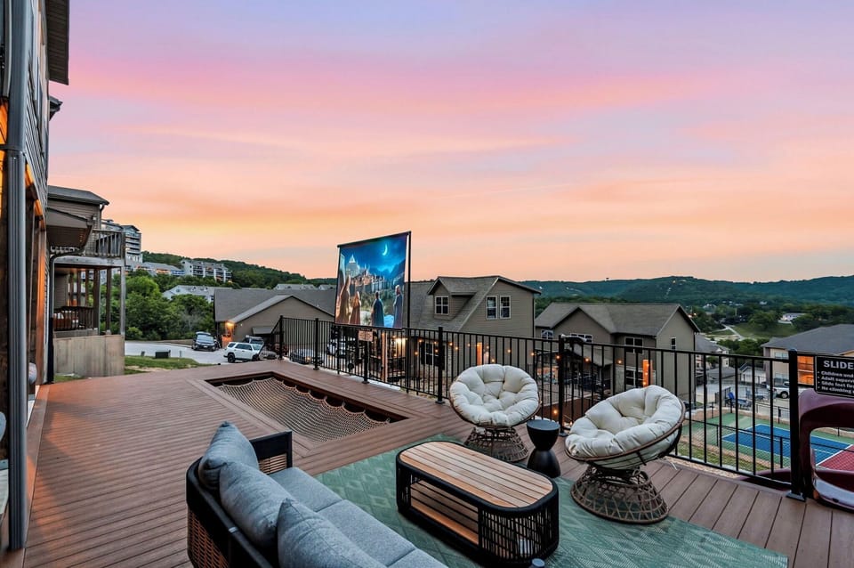 Sit back and relax with an outdoor movie!