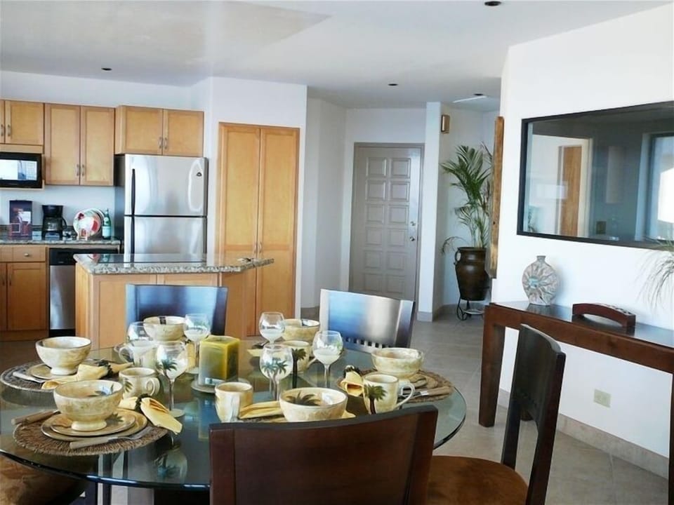 Dining Area view small window is guest bedroom
